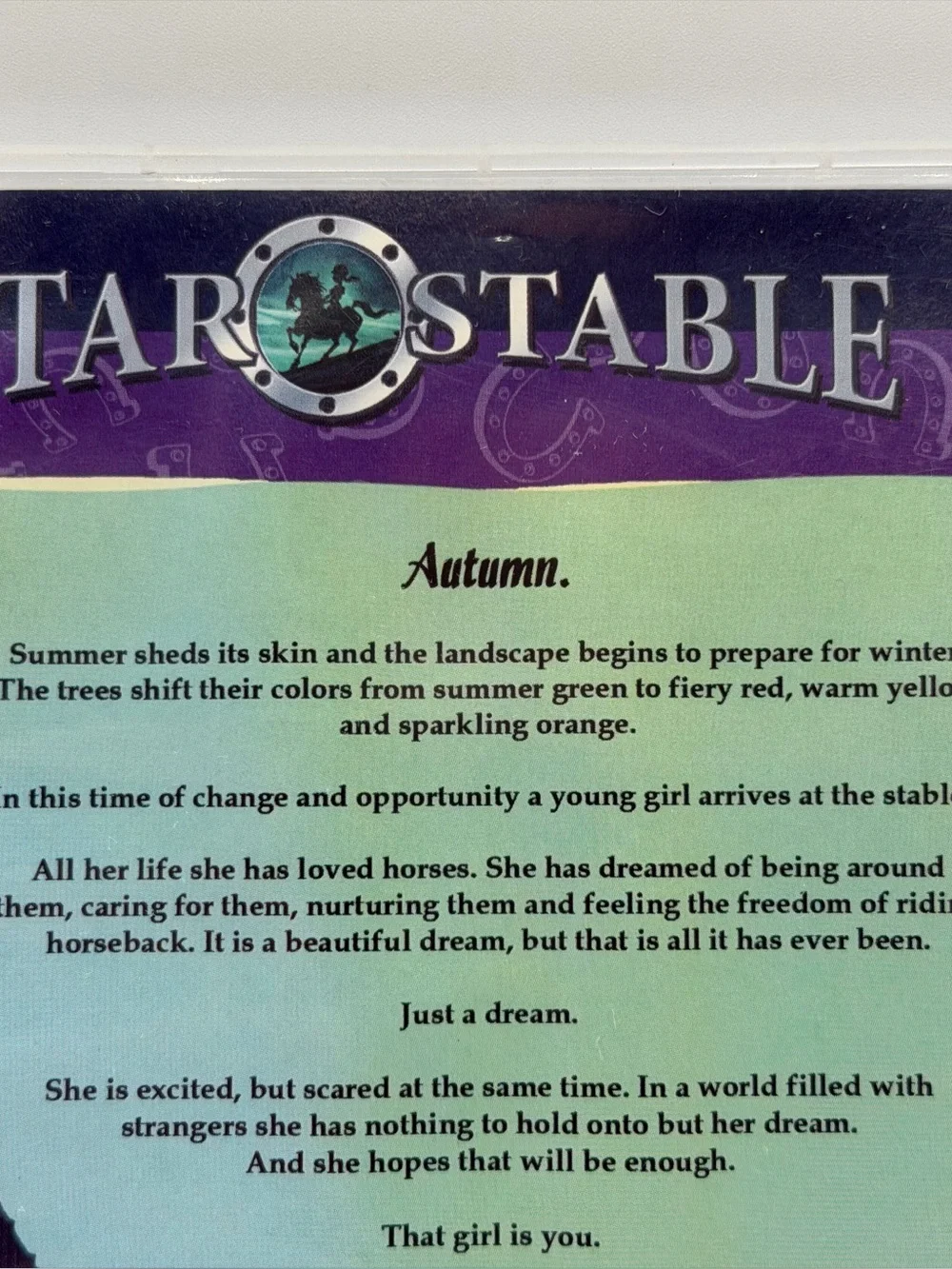Star Stable: The Autumn Riders PC CD-ROM Interactive Horsemanship Game
